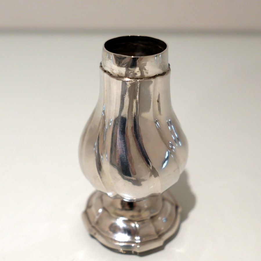 18th Century Dutch Silver Sugar Caster Amsterdam Circa 1760 - 9