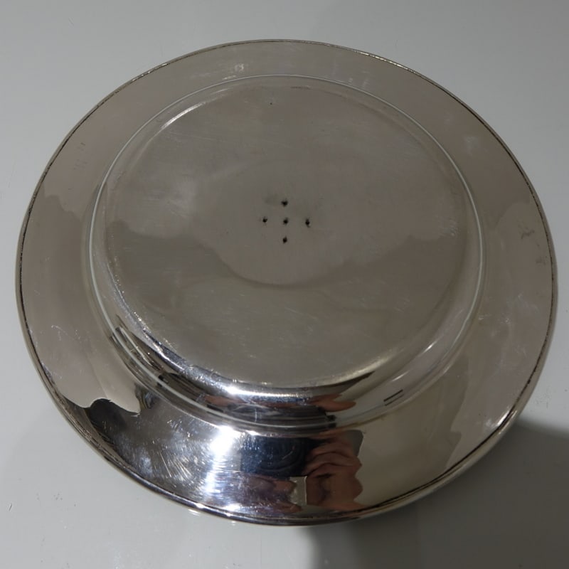 19th Century Antique Victorian Silver-Plate Rose Bowl on Stand Circa 1890 Walker & Hall - 14
