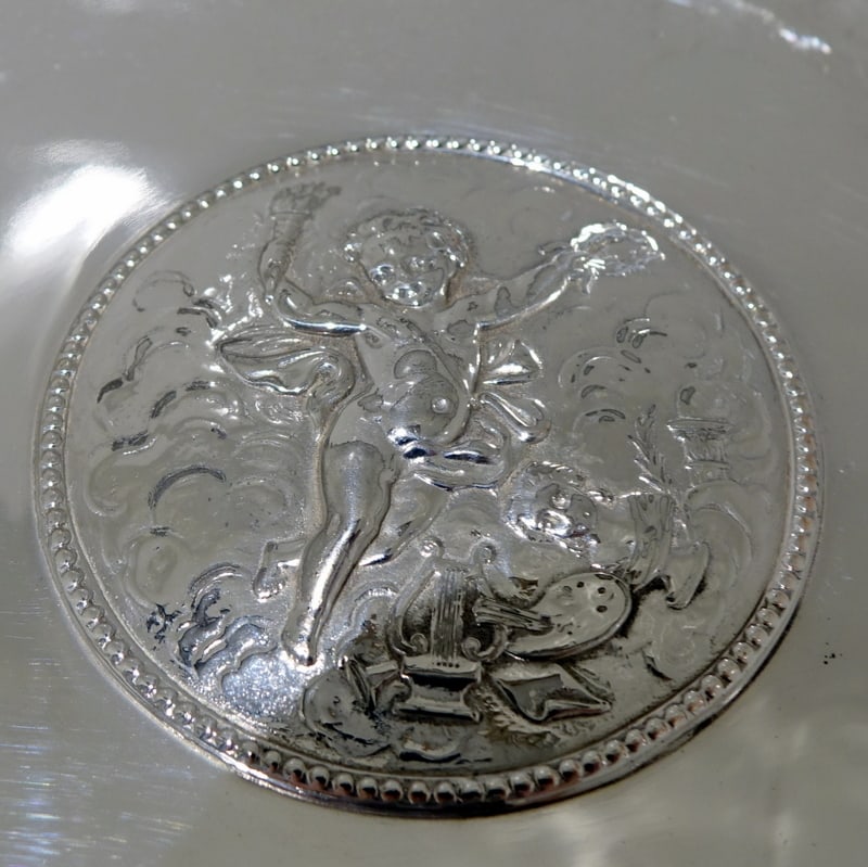 19th Century Antique Victorian Silver-Plate Rose Bowl on Stand Circa 1890 Walker & Hall - 16