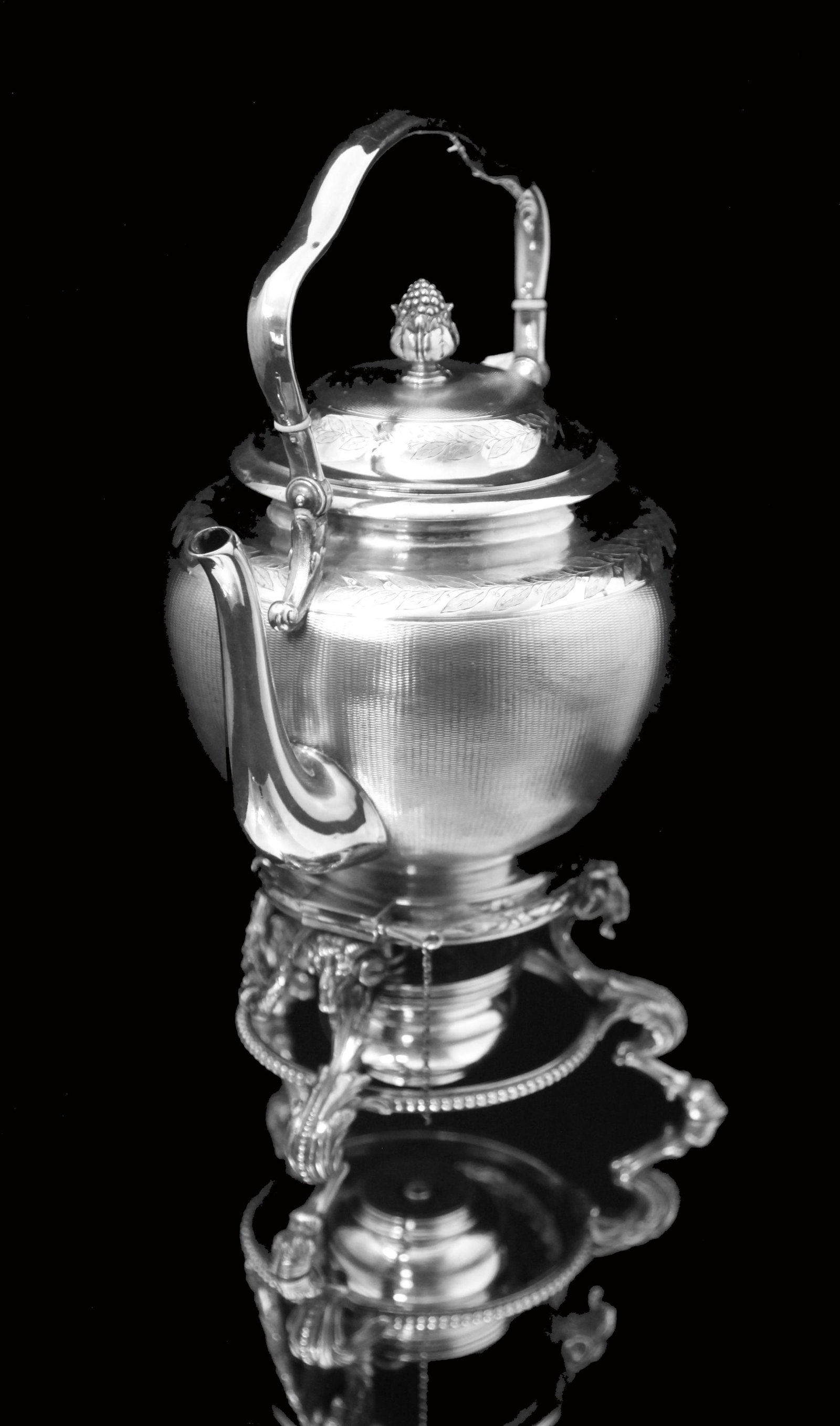Odiot - 6pc. Antique French Sterling Silver Tea Set, Like New Condition, 1890s. - 4