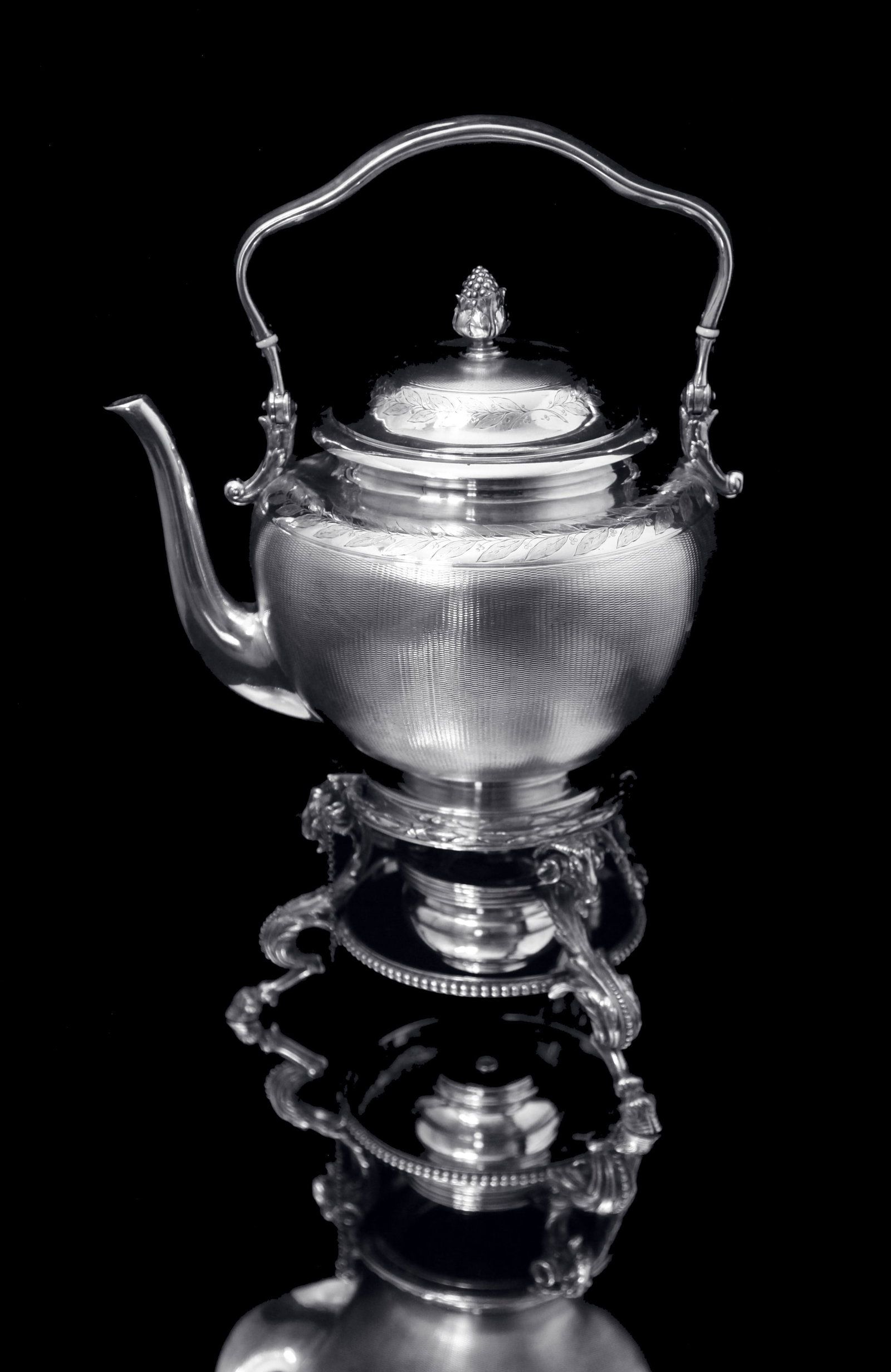 Odiot - 6pc. Antique French Sterling Silver Tea Set, Like New Condition, 1890s. - 5