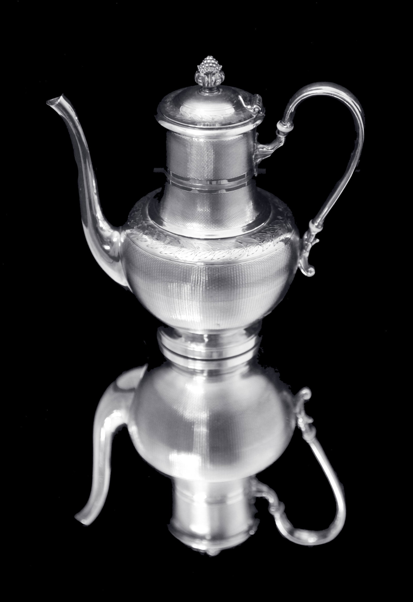 Odiot - 6pc. Antique French Sterling Silver Tea Set, Like New Condition, 1890s. - 6