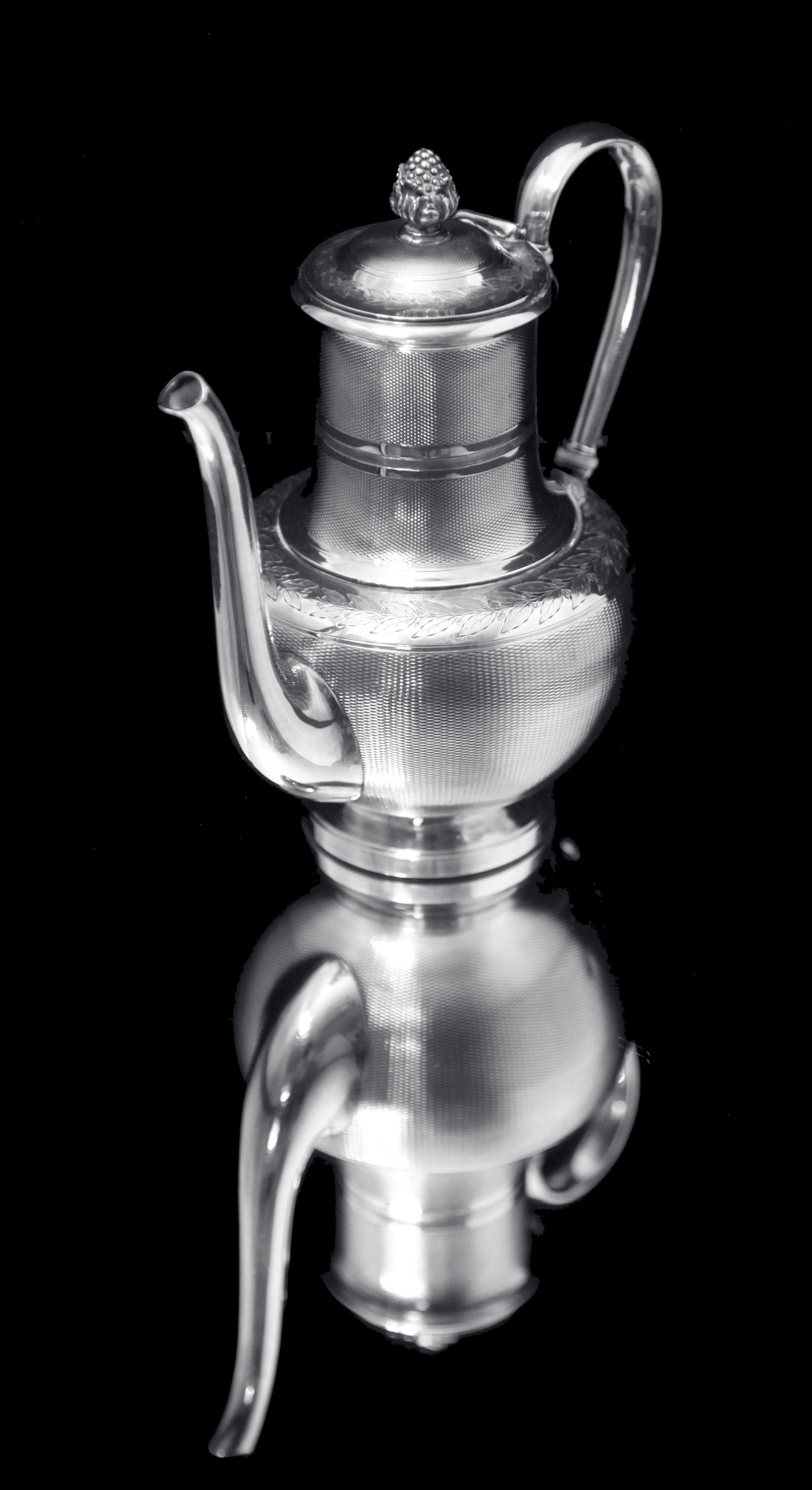 Odiot - 6pc. Antique French Sterling Silver Tea Set, Like New Condition, 1890s. - 7