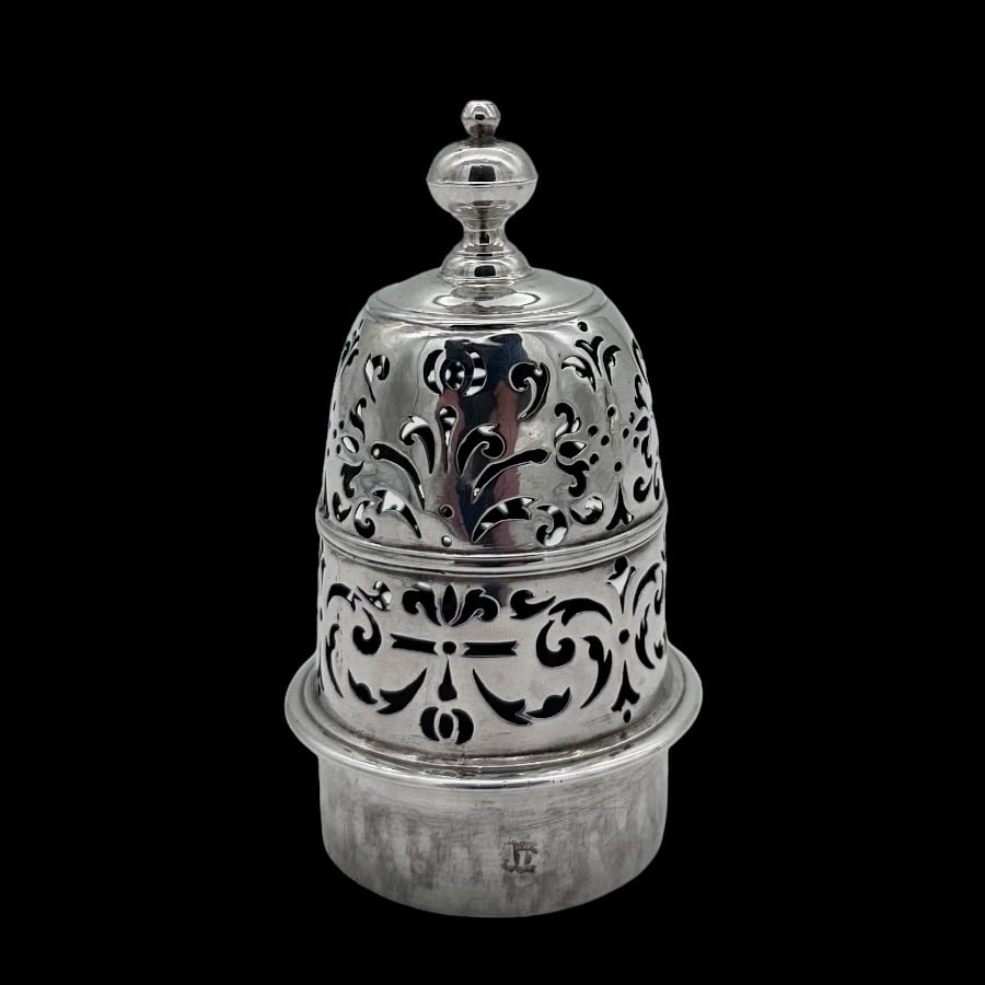 Early 18th Century Antique George I Britannia Silver Sugar Caster London 1714 Charles Adam - 6