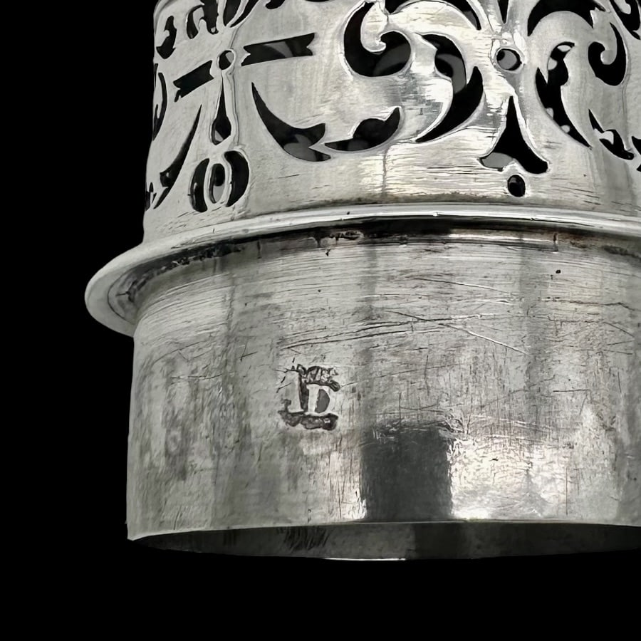 Early 18th Century Antique George I Britannia Silver Sugar Caster London 1714 Charles Adam - 7