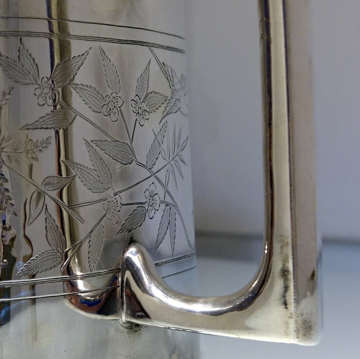Early 20th Century Antique Edwardian Silver-Plate Large Cup Circa 1900 Henry Atkins - 5