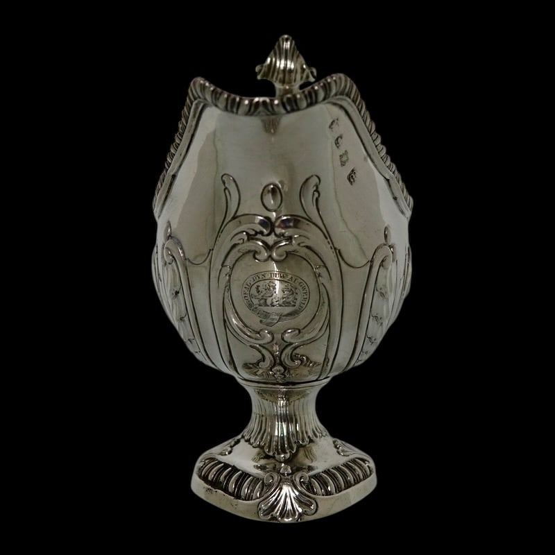 18th Century Antique George III Silver Pair Sauceboats London 1767 Daniel Smith & Robert Sharp - 5