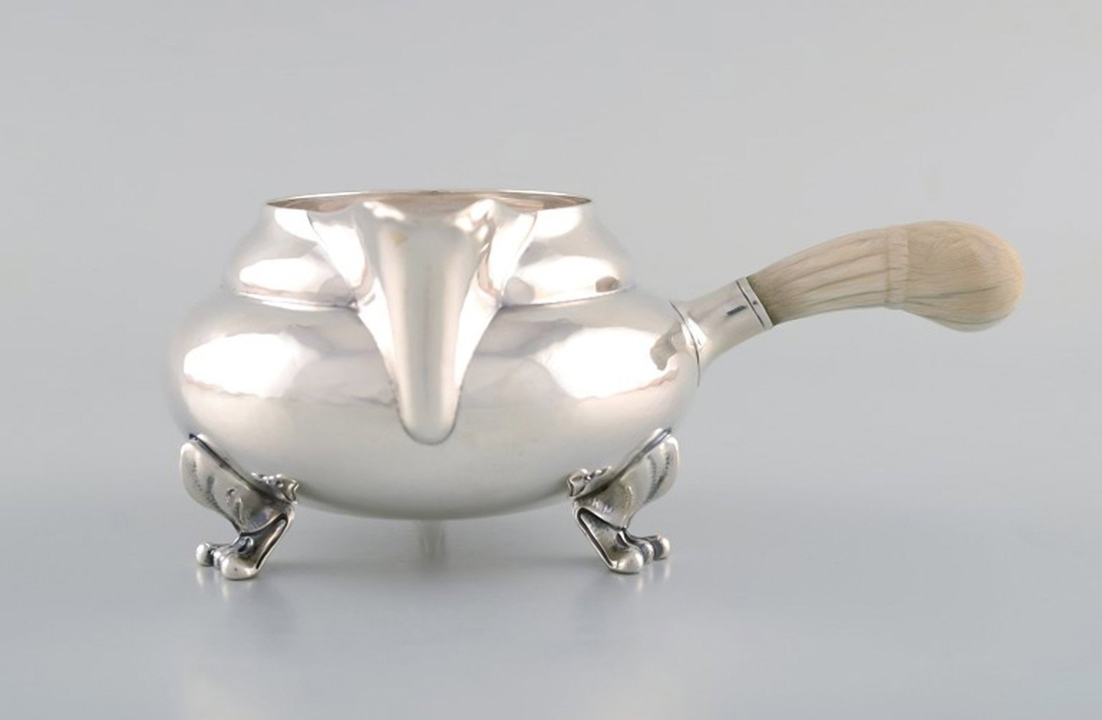 Georg Jensen sterling silver Blossom large cream jug Number 2D. (1 of 5)