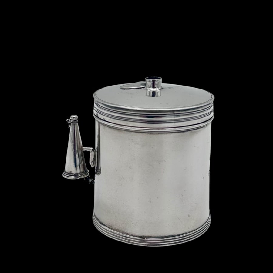 18th Century Antique George III Silver Bougie Box London 1794 George Smith II & Thomas Hayter - 4