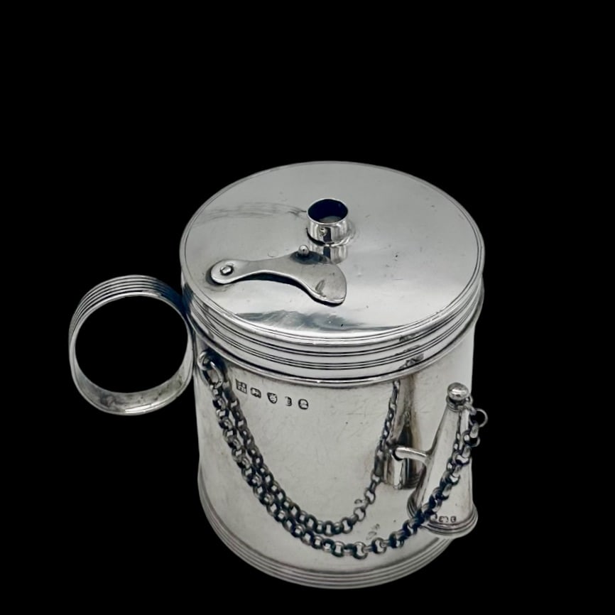 18th Century Antique George III Silver Bougie Box London 1794 George Smith II & Thomas Hayter - 5