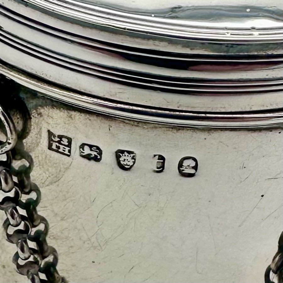 18th Century Antique George III Silver Bougie Box London 1794 George Smith II & Thomas Hayter - 7