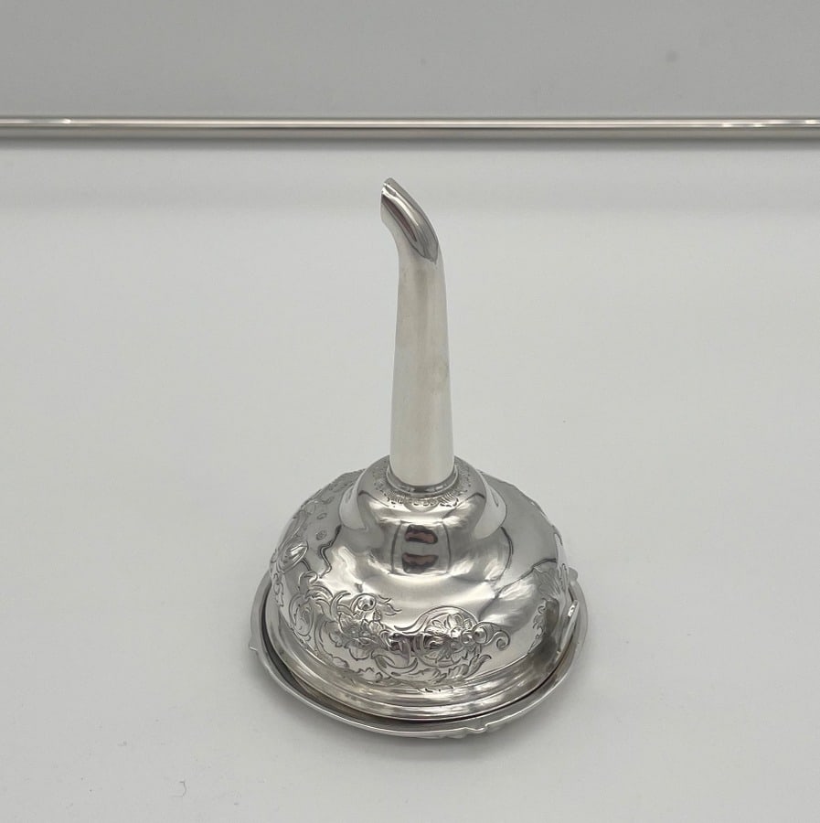 Mid 19th Century Antique Victorian Sterling Silver Wine Funnel Sheffield Circa 1850 maker Roberts (1 of 9)