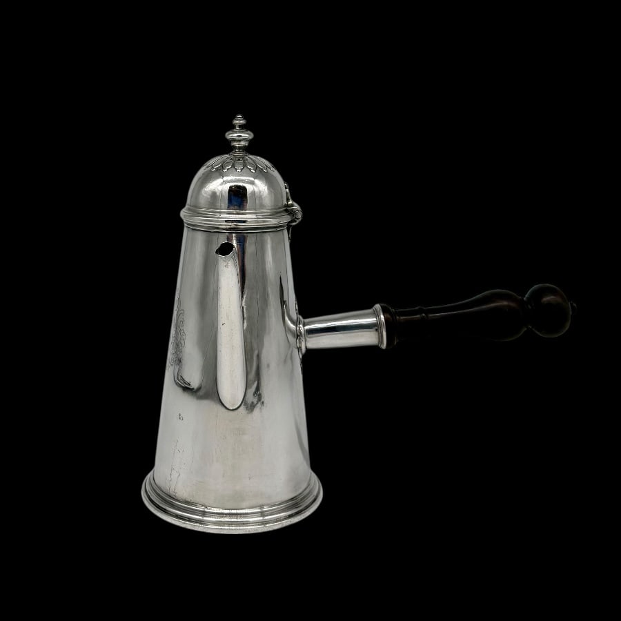 17th Century Antique William III Silver Coffee Pot London 1697 Pierre Harache (1 of 9)