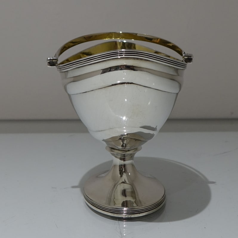 18th Century Antique George III Sterling Silver Sugar Basket London 1797 John Emes - 6