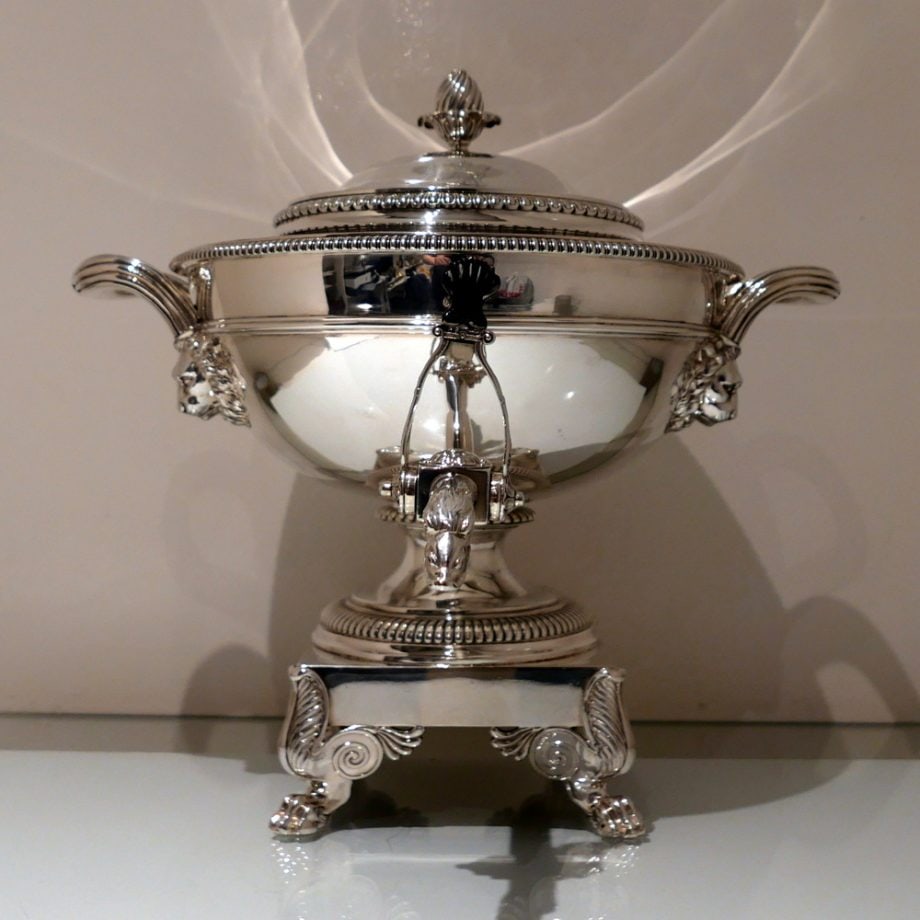 Early 19th Century Antique George III Sterling Silver Tea Urn London 1813 Paul Storr - 3