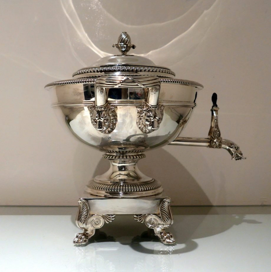 Early 19th Century Antique George III Sterling Silver Tea Urn London 1813 Paul Storr - 6