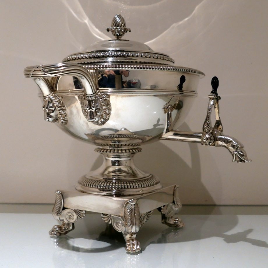 Early 19th Century Antique George III Sterling Silver Tea Urn London 1813 Paul Storr - 7