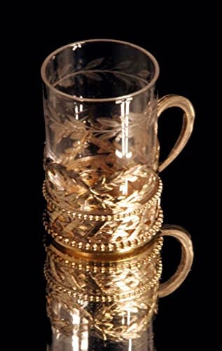 ODIOT NAPOLEON III VERMEIL (GOLD PLATED 950 STERLING SILVER) LIQUOR SERVING SET 1850-1899 - 8