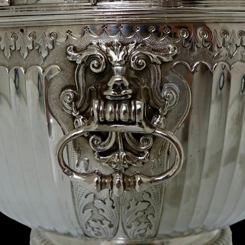 Early 18th Century Antique Queen Anne Britannia Silver Monteith Bowl London 1711 Isaac Dighton - 6