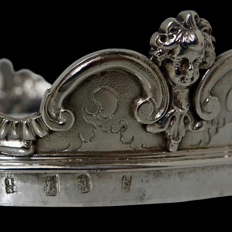 Early 18th Century Antique Queen Anne Britannia Silver Monteith Bowl London 1711 Isaac Dighton - 9