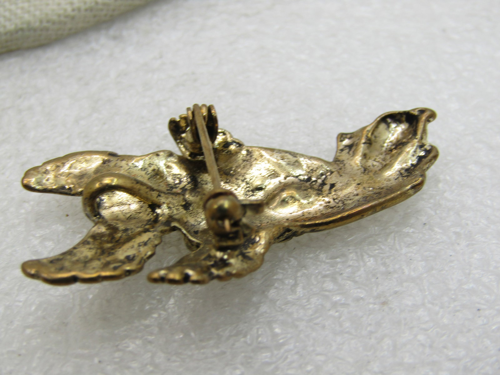 Vintage Double Angels Brooch/Pendant Combination, 1990's, 2" - 7