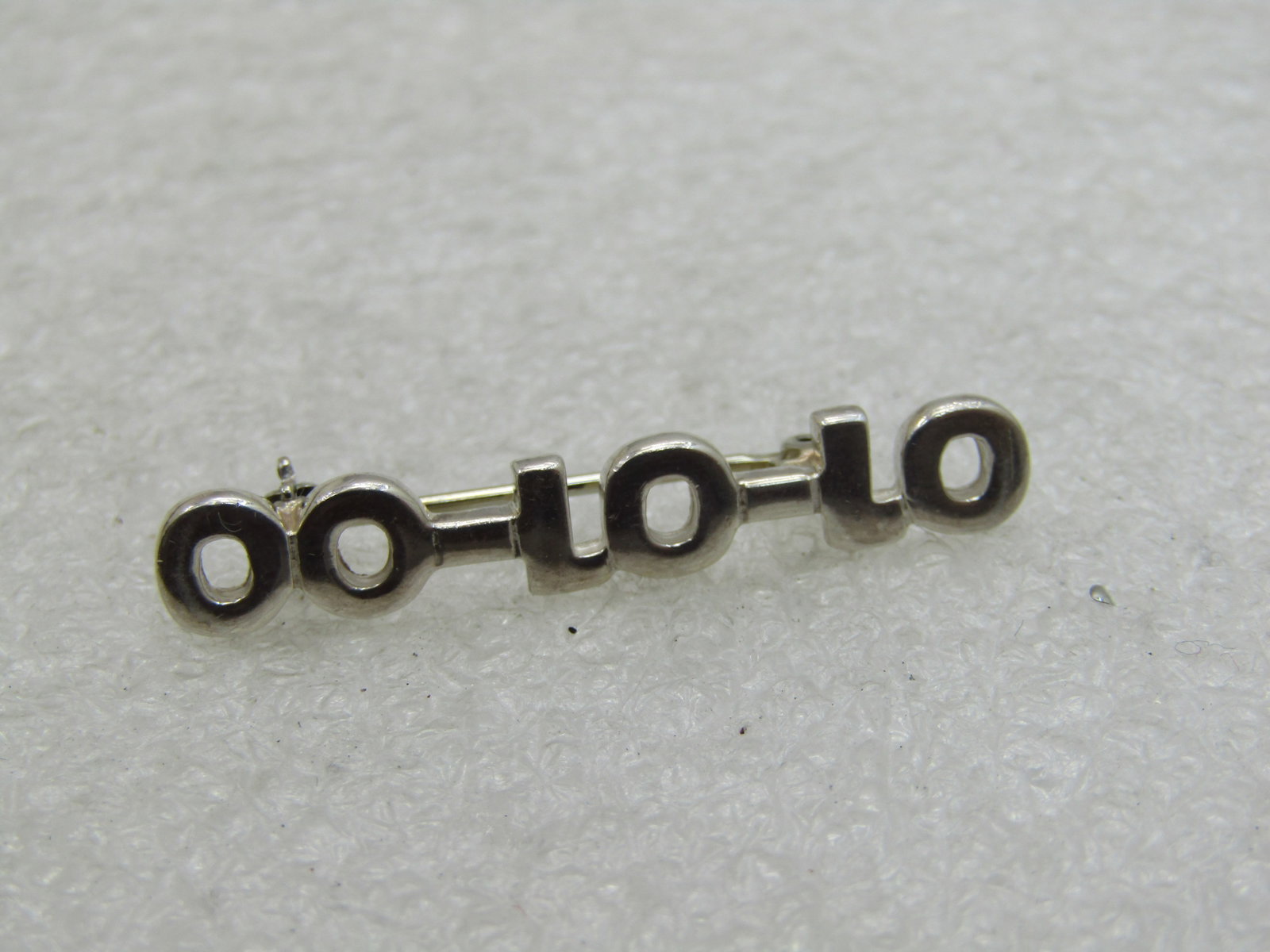 Vintage Sterling Silver 01-01-00 Brooch, 2.83 gr., 1-3/8"-LEB - 2