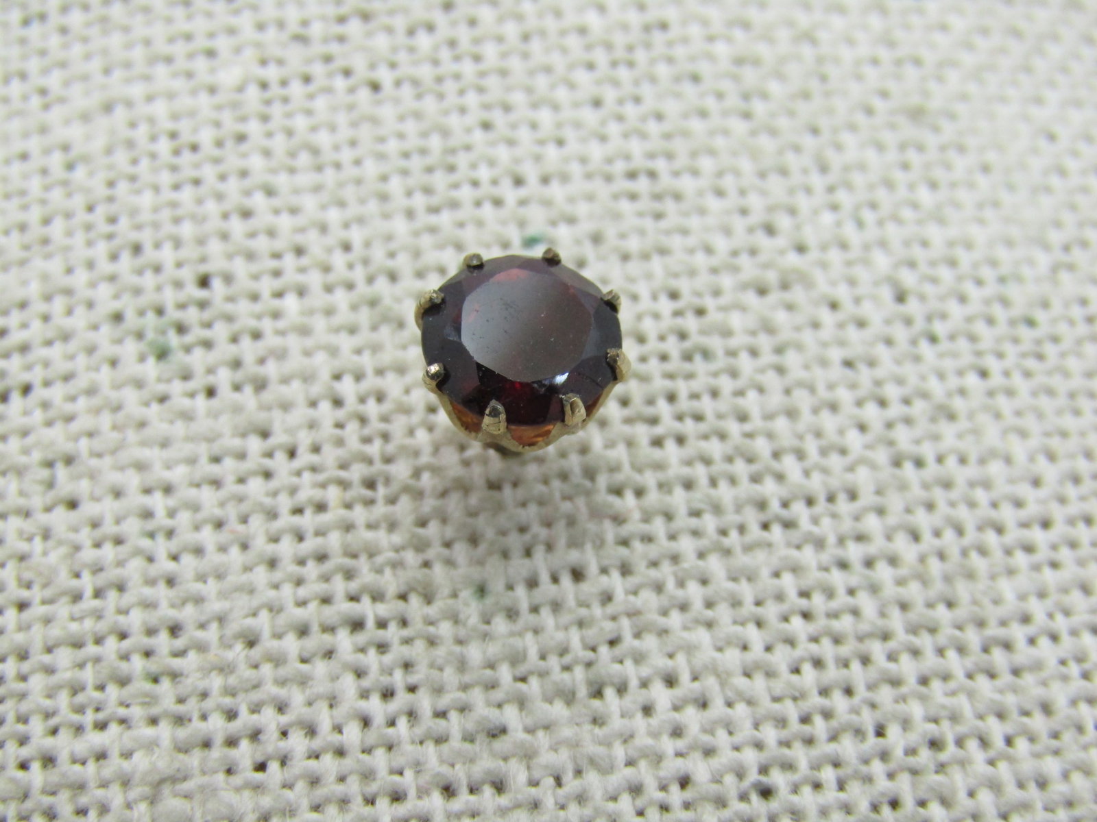 3 Pins/Tacs, Inlaid Butterfly, Piano, Red Stud, Gold Tone, 1960's-1980's - 6