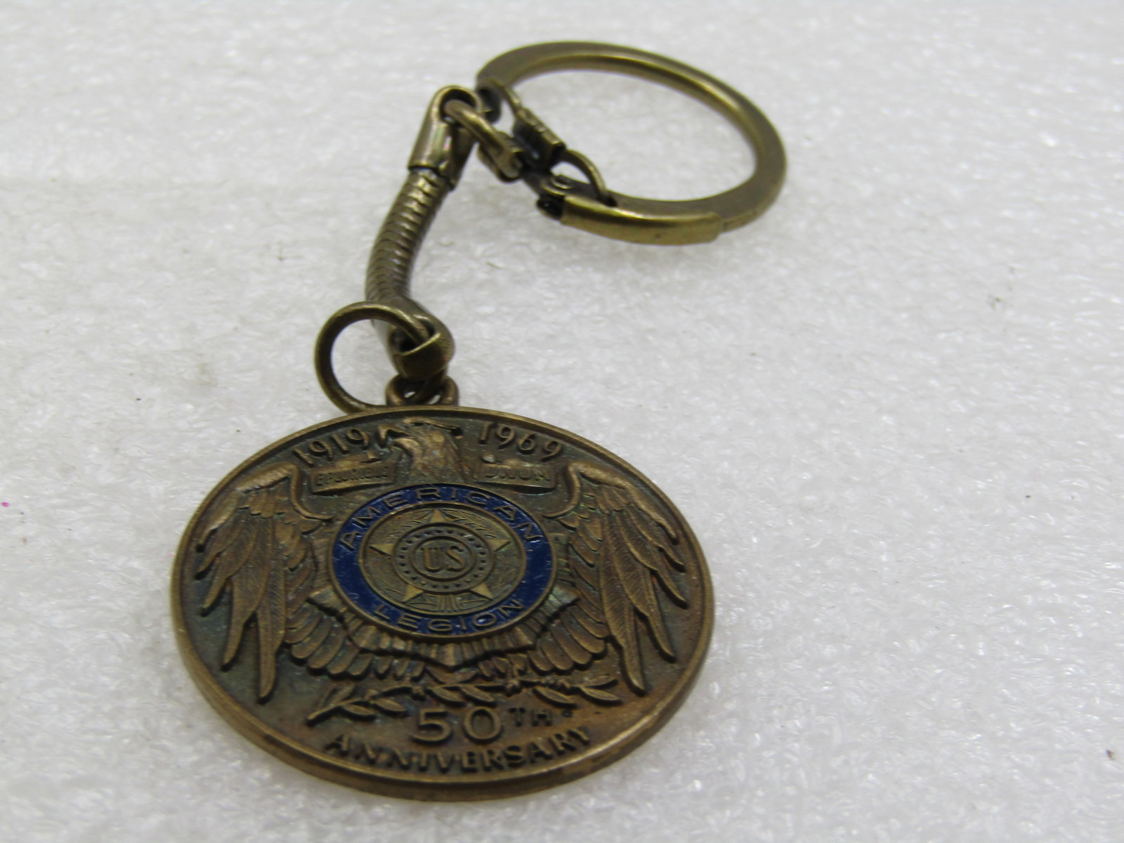 Vintage American Legion 50th Anniversary Key Chain, 1919-1969, Signed - 4