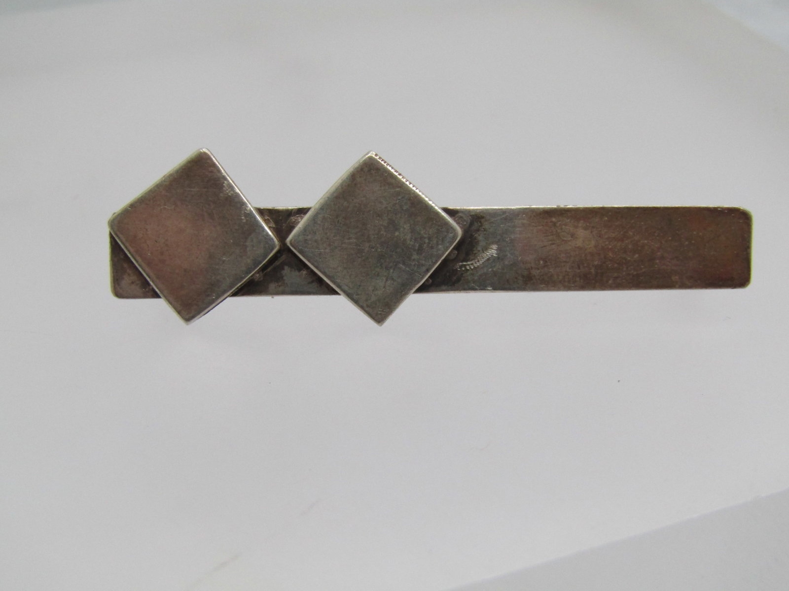 Vintage Sterling Mid-Century Modern Bar Brooch, 2-7/8", 1940's-1950's (1 of 5)