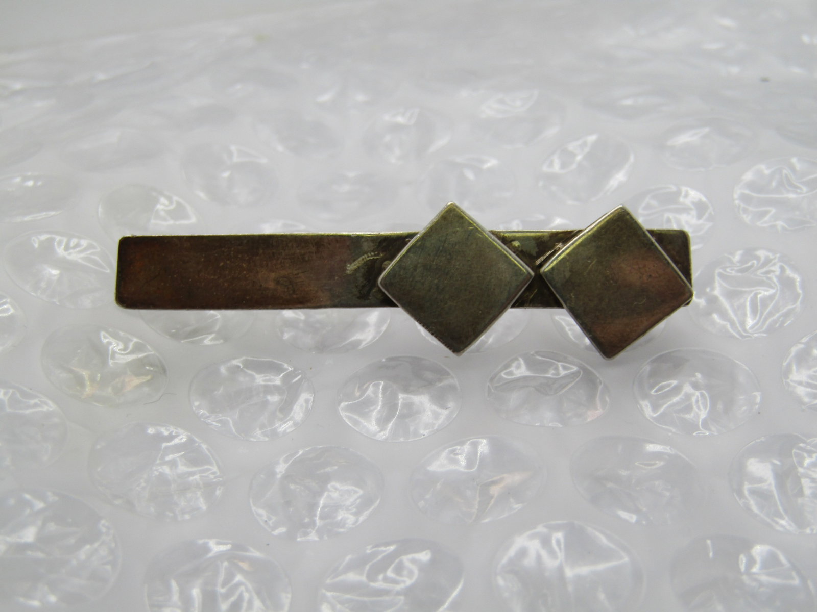 Vintage Sterling Mid-Century Modern Bar Brooch, 2-7/8", 1940's-1950's - 5