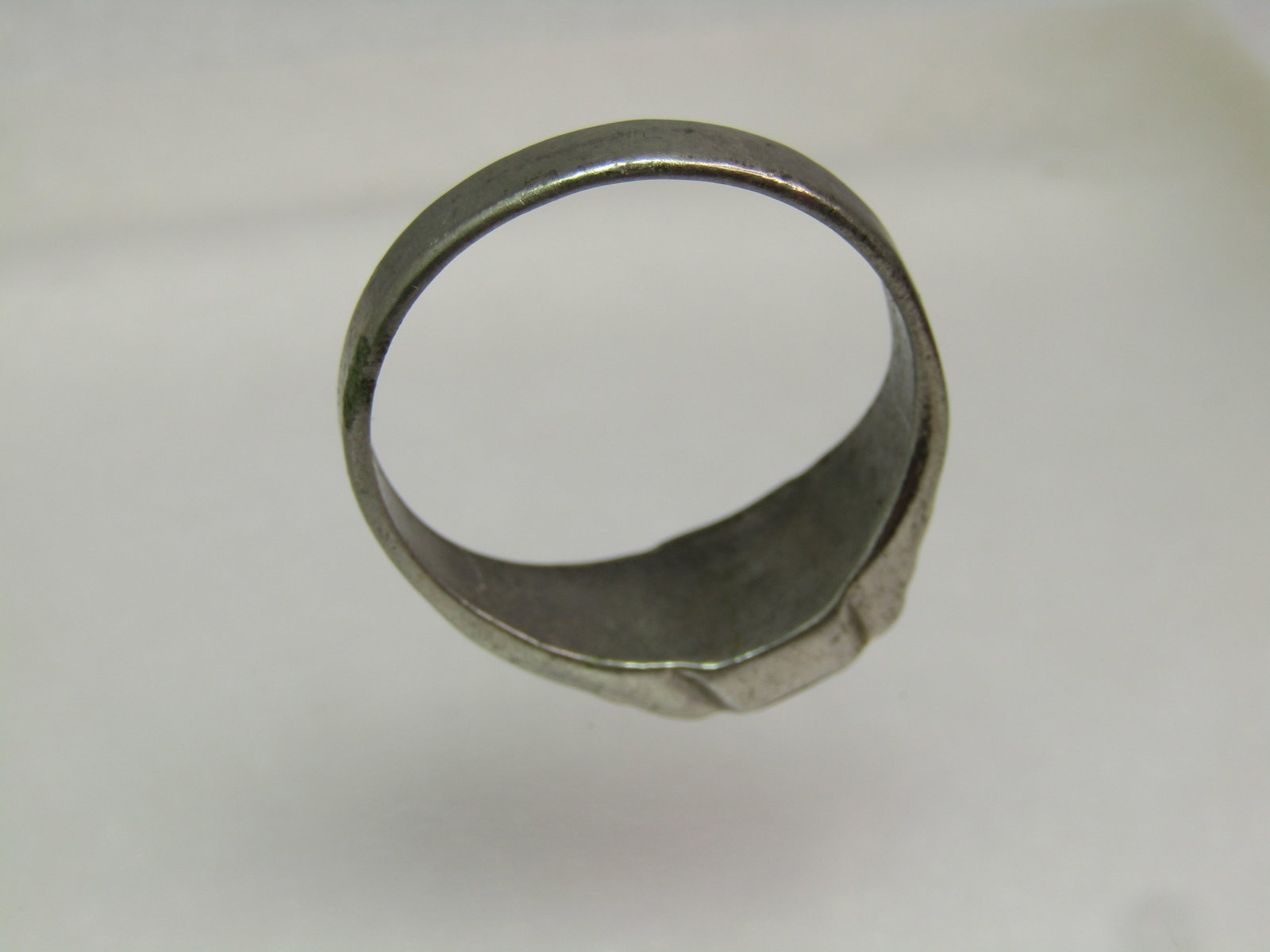Vintage Clear Stone Men's Ring, Sz. 12.5, Art Deco, Signed Uncas, 1920's-1930's - 6