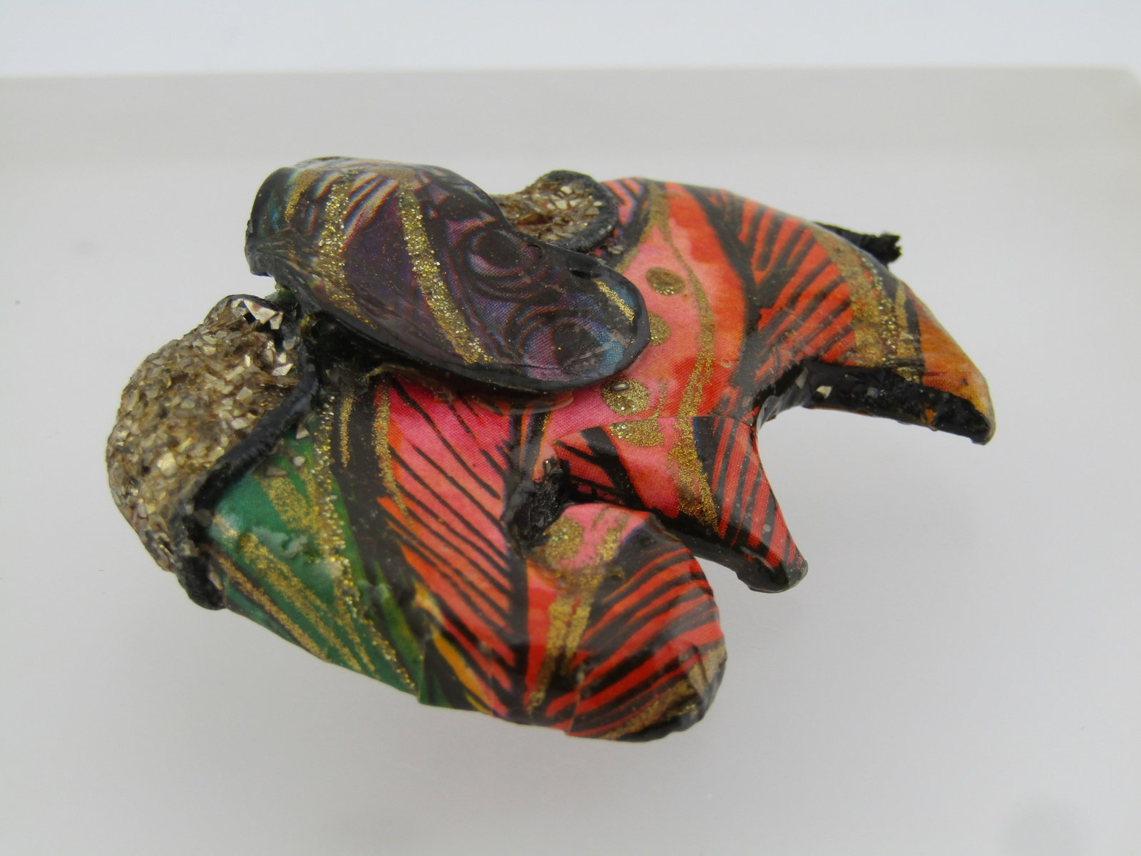 Vintage Handmade Elephant Brooch, 1980's - 6