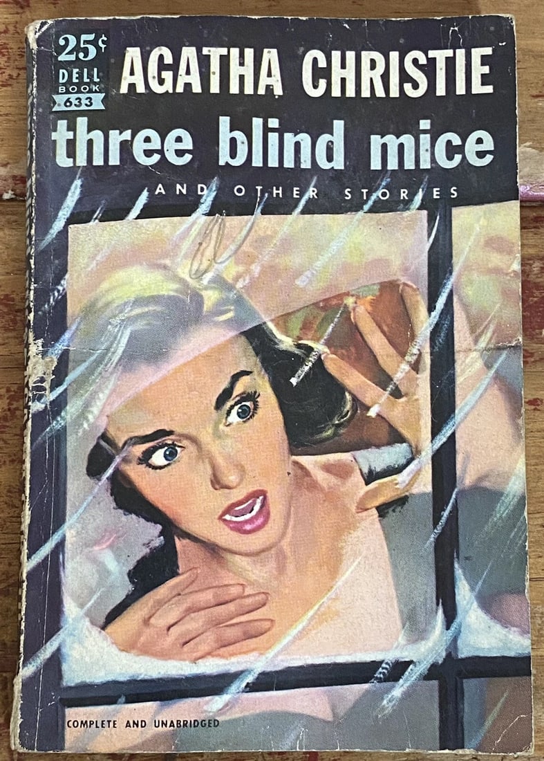 Three Blind Mice and Other Stories Agatha Christie 1st Edition PB 1948 DellVGood (1 of 7)