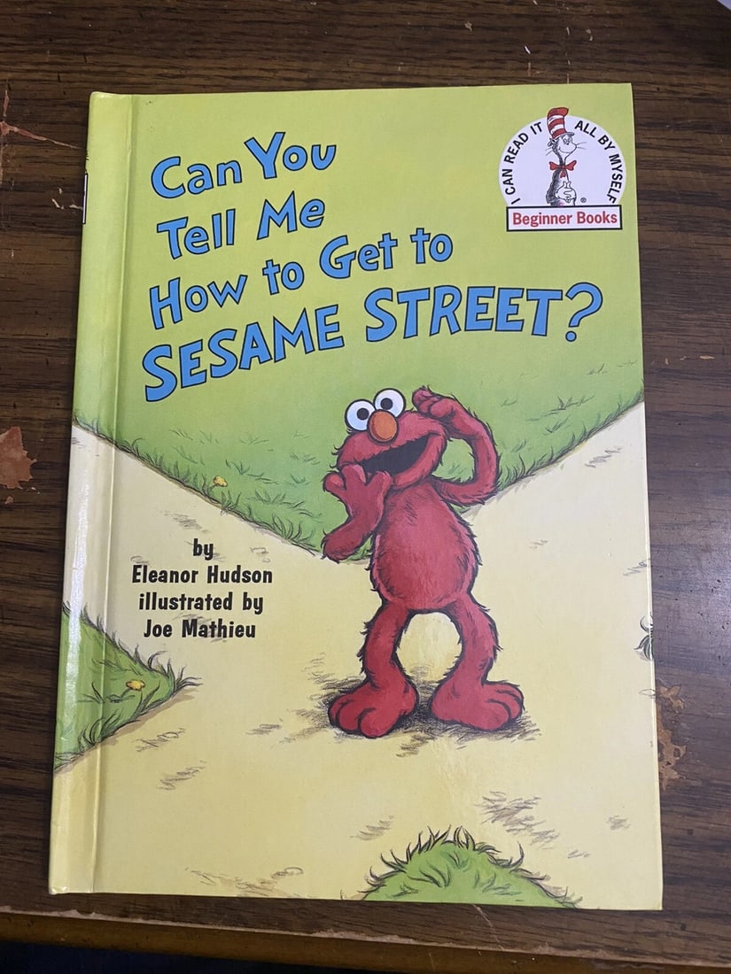 Can You Tell Me How to Get to Sesame Street? Beginner 1st Early Moments 2009 VG: Can You Tell Me How to Get to Sesame Street? Beginner Books 1st Early Moments Edition/Printing 2009. Eleanor Hudson, Illustrated by Joe Matthieu. Condition is Very Good. Small closed tear to bottom of