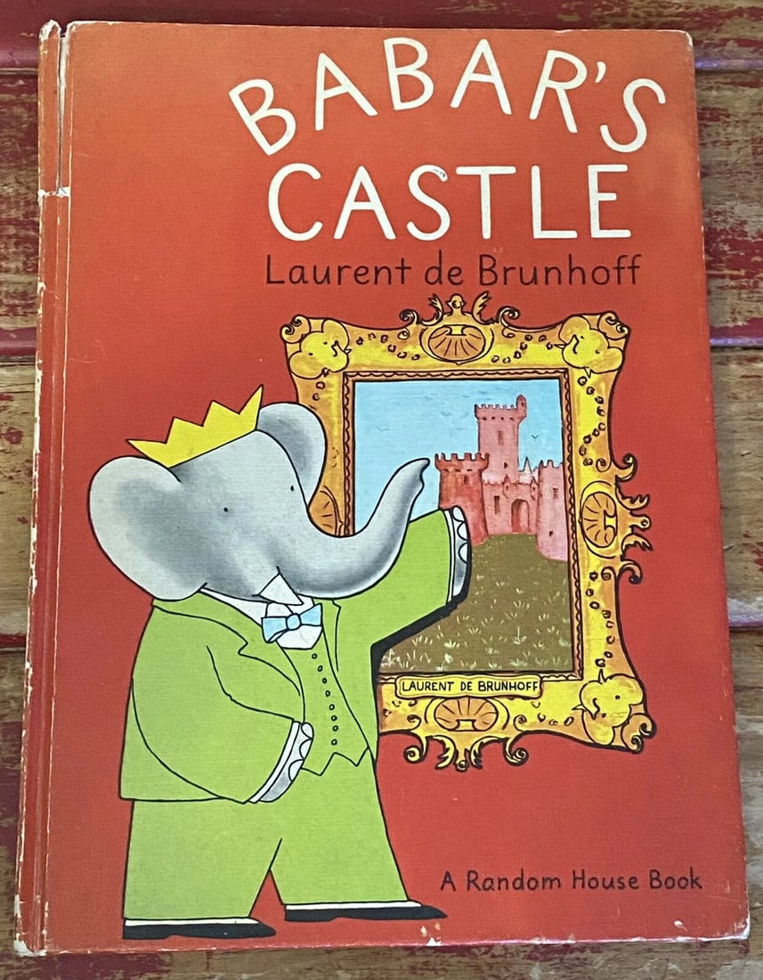 1962 Babar's Castle Hardcover By Laurent De Brunhoff 1st Ed. HC Random House: Babar’s Castle by Laurent de Brunhoff Random House, NY 1962 First Edition Hardcover Illustrated Cute decorated endpapers Good condition No missing, loose or torn pages. Spine has tear along uppe
