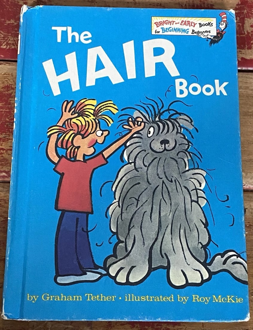 Dr. Seuss Beginner Book THE HAIR BOOKGraham Tether 1979 HC 1st Ed.Book Club Ed. (1 of 13)