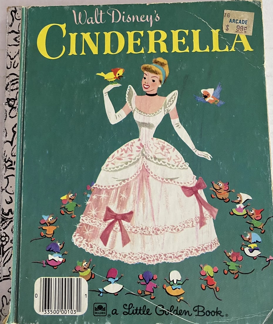 a little Golden Book--Cinderella Illustrations by Walt Disney Studio (1 of 8)