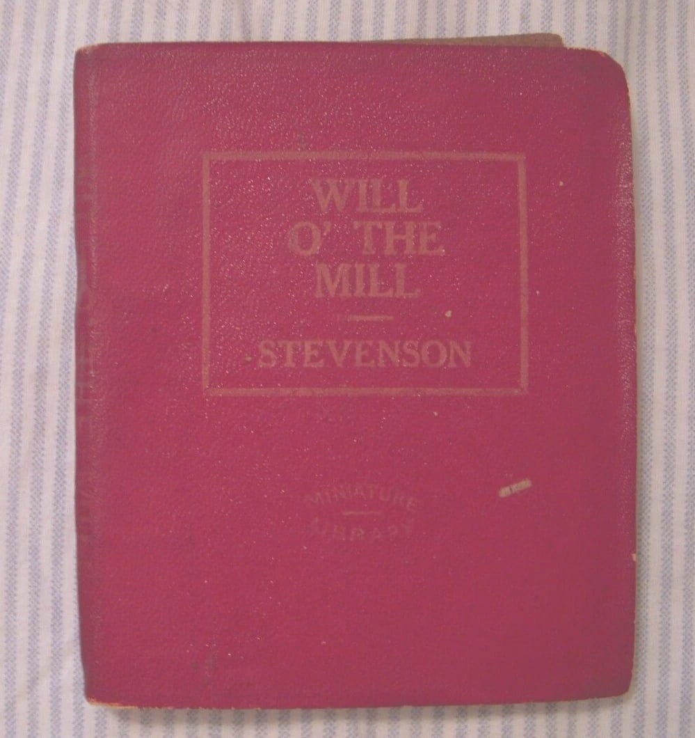 Will O' The Mill R.L. Stevenson Little Leather Library Miniature Library (1 of 4)