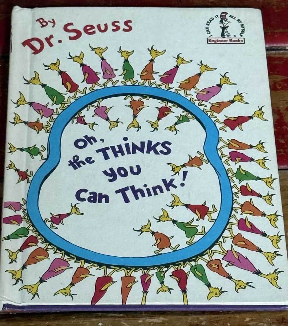 Dr. Seuss - Oh, The Thinks You Can Think - 1975 HC BC Ed. Like New Condition (1 of 12)