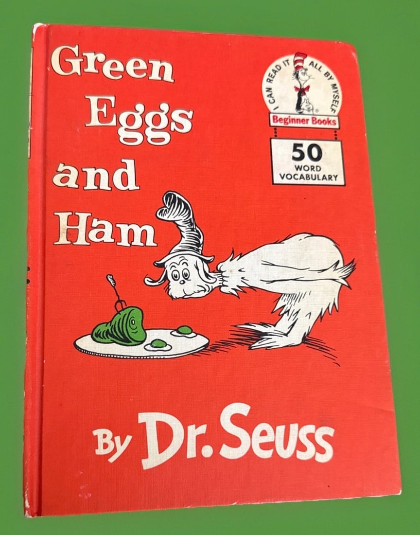 Green Eggs and Ham Dr. Seuss 1960 1st/1st HC BC EditionBeginner Books Very Good (1 of 8)