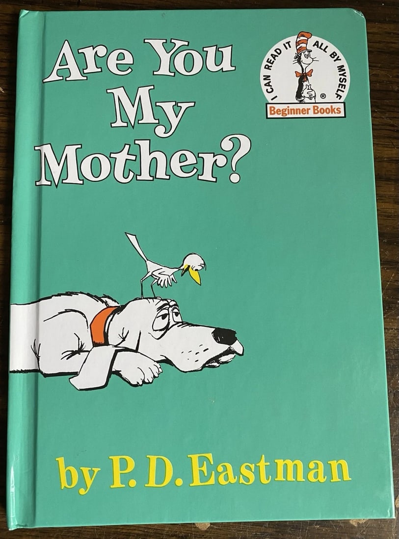 Are You My Mother? by P. D. Eastman (1960, Hardcover): This vintage hardcover book, "Are You My Mother?" by P.D. Eastman, is a classic tale for juvenile fiction readers. Published in 1960 by Random House Children's Books, this book is part of the Beginner