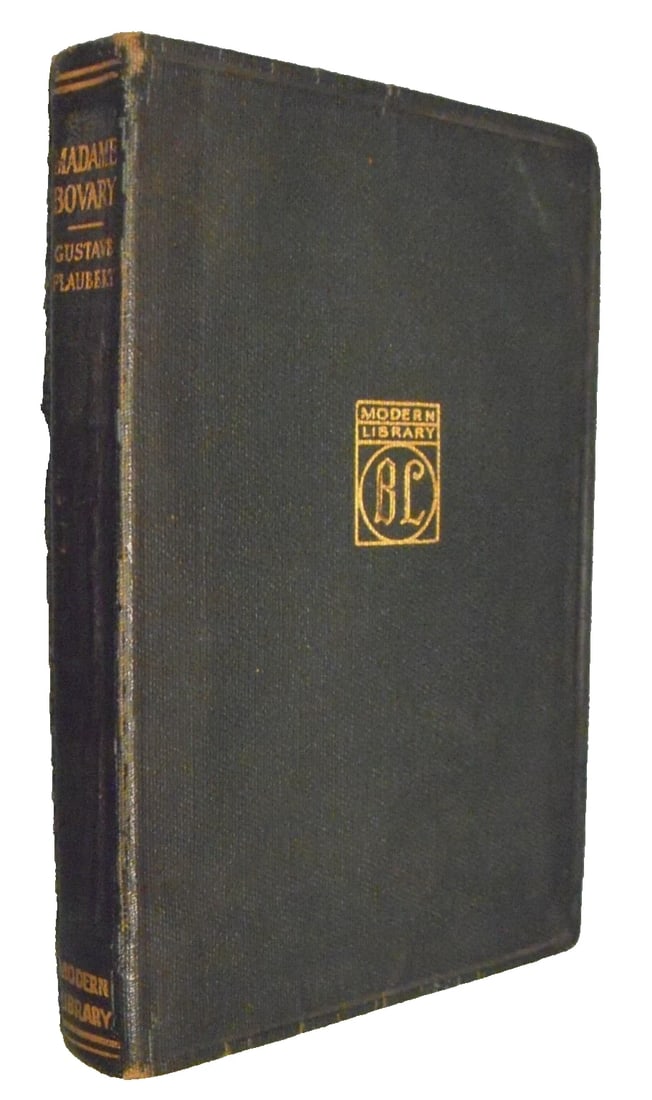 MADAME BOVARY By Gustave Flaubert Publ.by Modern Library Boni Liveright (1 of 3)