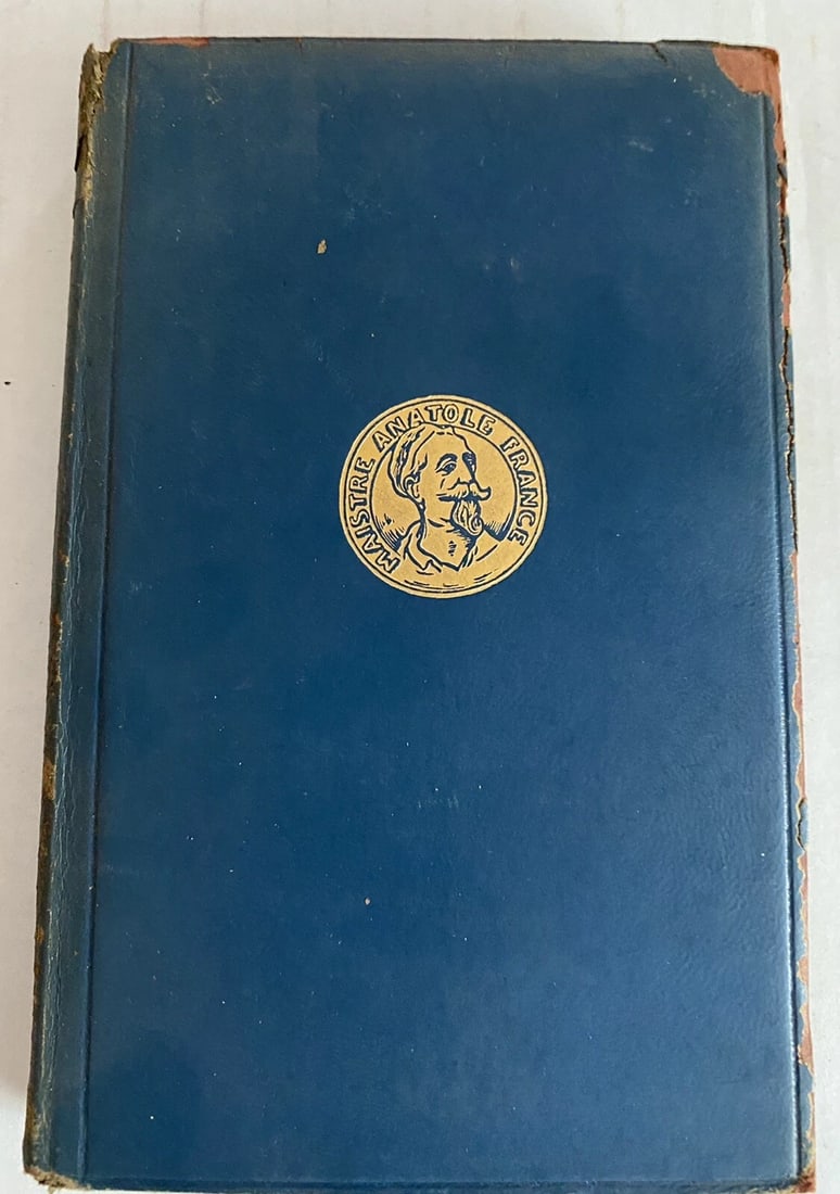 Antique Book The Opinions Of Jerome CoignardAnatole FranceLeather 1924 Dodd Mead: The Opinions Of Jerome Coignard by Anatole France 1924 Dodd, Mead & Co., New York. 218 pages.Beautifully bound in blue leather with gilt embossed decoration on front cover.Gilt title to spine. Gilt up