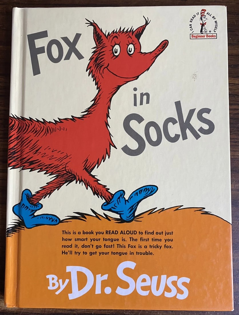 Fox in Socks (Beginner Books) - Hardcover By Dr. Seuss - VERY GOOD 1965 (1 of 10)