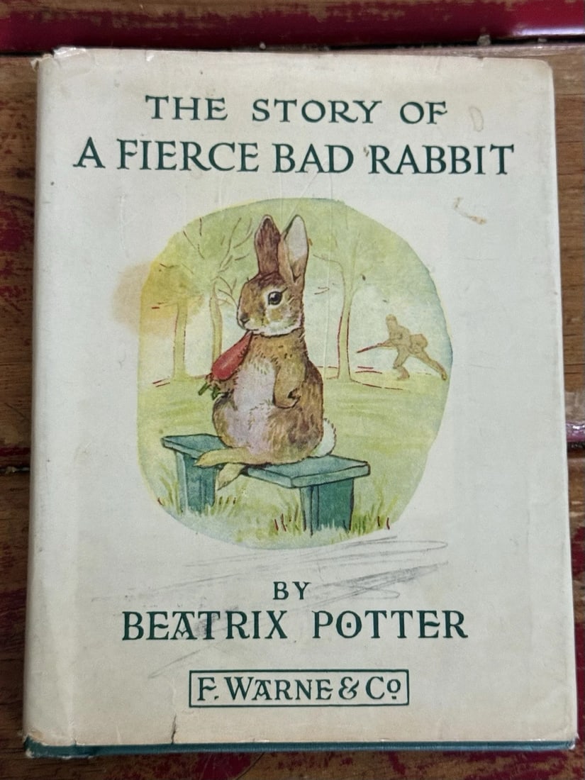 The Story of A Fierce Bad Rabbit Beatrix Potter F. Warne & Co No Date 2nd Print (1 of 15)