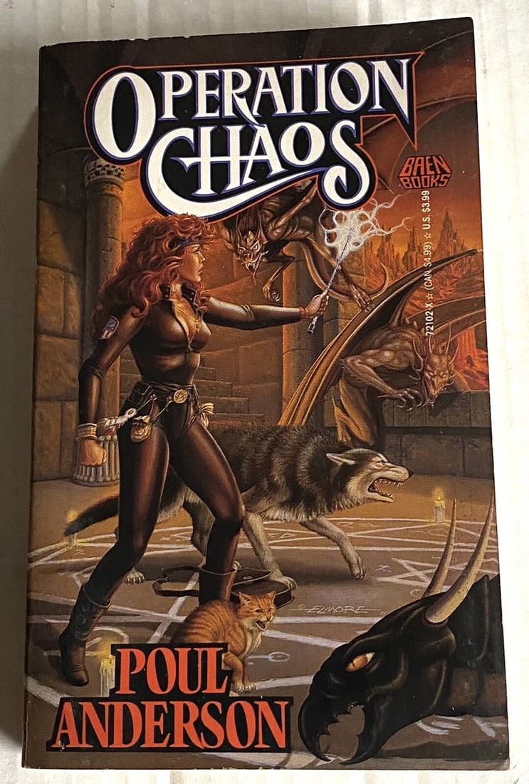 OPERATION CHAOS Poul Anderson PB Baen Books Jan. 1992 First Baen Printing VG+ (1 of 8)