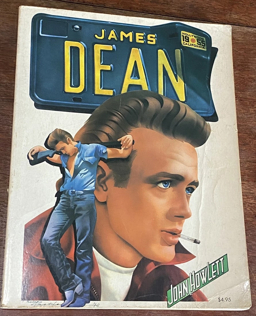 JAMES DEAN: A BIOGRAPHY By John Howlett First Ed/Print 1975 VGood Paperback (1 of 12)