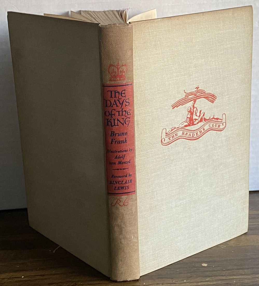 The Days of the King Bruno Frank Readers Club 1942 HC 1st Thus Illustrated VG (1 of 12)