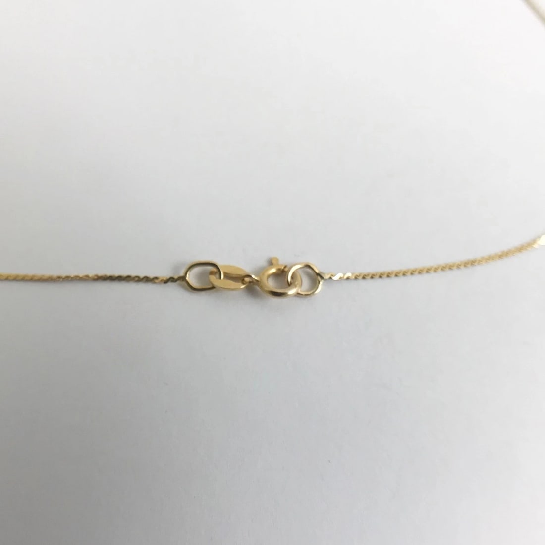 Vintage Grape Leaf Pendant Necklace 14K Yellow Pink Rose Gold 16 Inches, 2.01 Gr - 11