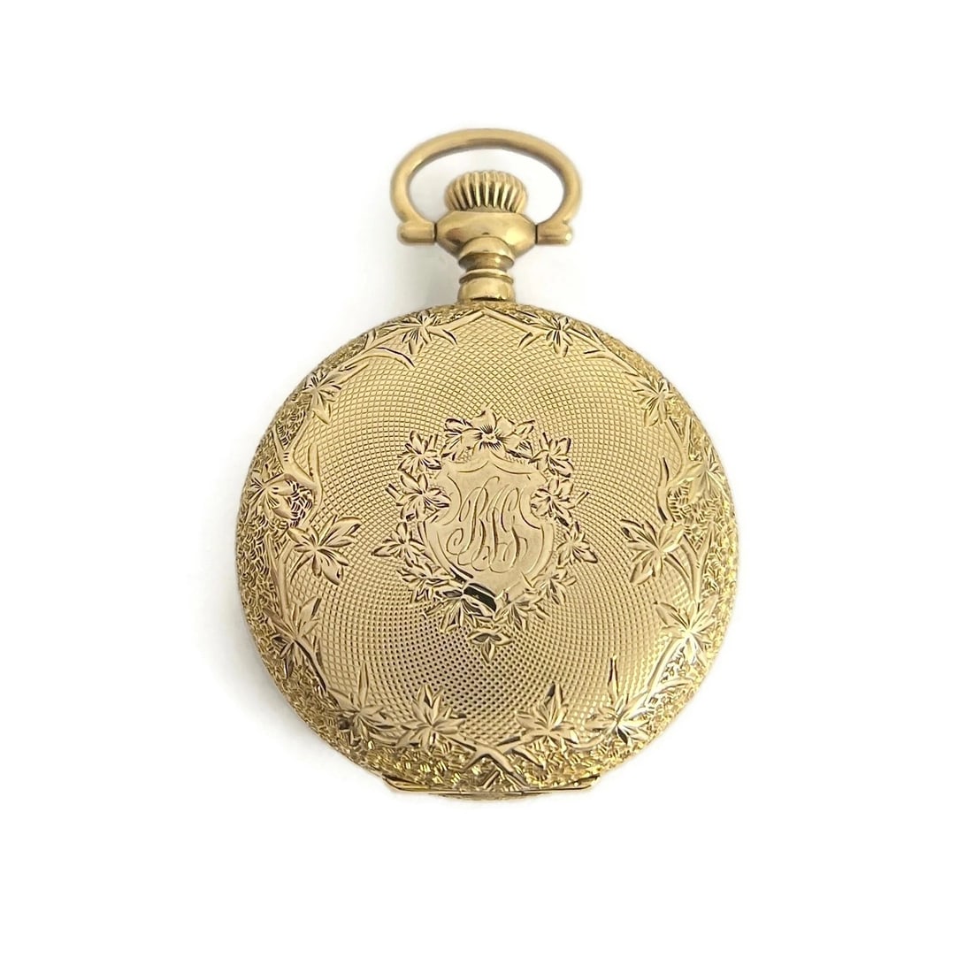 Antique Waltham Ornate Pocket Watch 14K Yellow Gold, 1900-1910, 35 mm, 38.8 Gram (1 of 13)